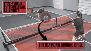 Pickleball Diamond Dinking Drill: Advanced Semi-Cooperative Drilling