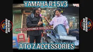 R15 V3 Fully Loaded Mods + Exhaust Sound &mdash; Honest Feedback | Shinrai Gears (Karol Bagh)