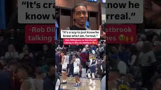 Rob Dillingham Gives RESPECT to WESTBROOK #nbahighlights #sportshighlights #robdillingham #shorts