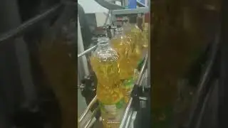 Automatic edible oil bottle filling capping machine oil bottle filling line