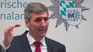 Bayerisches LKA stellt Action Day gegen Nigerianische Black Axe am 24.04.2024 in M&uuml;nchen vor