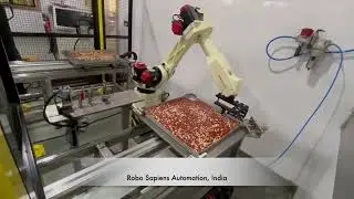 Robot Cutting Sweets - Robo Sapiens Automation, India
