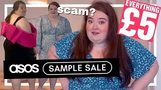 IS THE ASOS SAMPLE SALE A SCAM? | plus size fashion try on haul | 2023