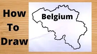 Belgium Map Drawing - Hidden Trick
