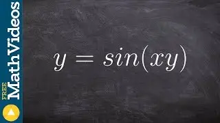 How to use implicit differentiation with trig