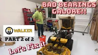 Газонокосилка Walker MT-20 GHS: от хлама к рабочему состоянию - Часть 2. Решение проблемы. #chasi...