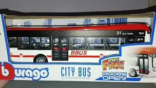 Литой городской автобус Bburago