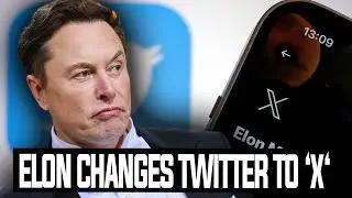 Delusional Elon Musk Changes Twitter Name To 'X'