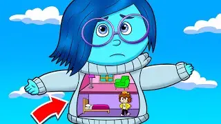 CONSTRUYO una MINI CASA dentro de TRISTEZA 🏡 en Minecraft! - PatOni vs INTENSAMENTE 2
