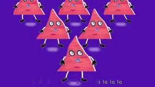 Triangles La La La: Shape Song Random Effects | Sponsored By: Gamavision Csupo