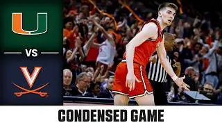 Miami vs. Virginia Condensed Game | 2025-26 ACC Men's Basketball
