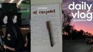 DAILY VLOG | Minha rotina, crist&atilde;, academia e estudos