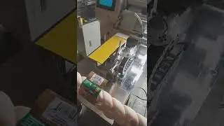 custom made big size pet food labeling machine for mexico customer  #labelingmachine #folinglabeling