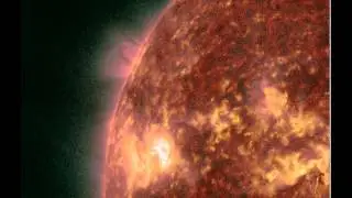 M6 class x ray solar flare   2014 July 08 AIA 304A + 94A