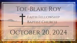 2 Samuel 9 - Guest Speaker Toe-Blake Roy