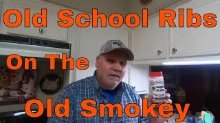 Классические ребрышки на угольном гриле Old Smokey.