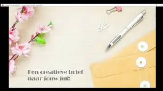 Een creatieve brief naar jouw juf!