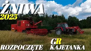 OWIES POD KOSĘ CZYLI ŻNIWA 2025😎 OWIES SYPIE😱BIZON Z050 & URSUS C-385😍 GR KAJETANKA🔥