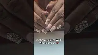 I wanna do another brown set 🤎#brownnails #texturednails #blingnails #coconails #3dflowers