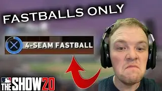I THREW ONLY FASTBALLS CHALLENGE....MLB THE SHOW 20 DIAMOND DYNASTY