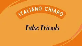 False friends tra Italiano e Inglese