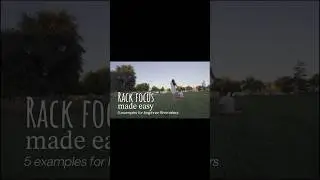 Rack focus filmmaking shots