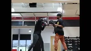 Fight specific mitt work no flash #maoxaoa #boxing #martialarts #mma #motivation