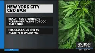 CBD Officially Banned From Food, Drink In NYC