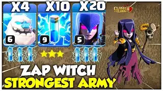 Strongest Th14 Witch Attack | Th14 Ice Golem Witch Attack Strategy | Clash of Clans
