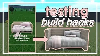 Тестирование хаков для TikTok Building в Блоксбурге (Roblox)