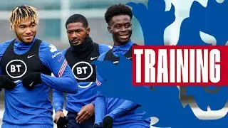 Sharp Shooting, Foden's Chip & Nick Pope Bags Training Game Winner | Inside Training | England