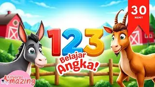 🐔 Yuk Hitung 1–10 dan Kenalan dengan Hewan di Peternakan! 🎶🔢