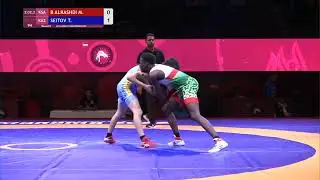 Round 5 GR - 57 kg: M. B ALRASHDI (KSA) v. T. SEITOV (KAZ)