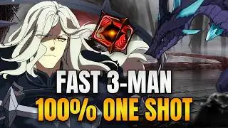 WYVERN 3-MAN 27-SECOND 100% ONE SHOT (OTHERWORLDLY HUNT) - Epic Seven