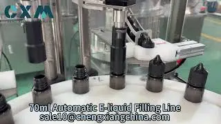 70ml Automatic E liquid Filling Line | 👀 You just automated your vape juice factory