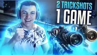 I HIT 2 TRICKSHOTS IN 1 GAME!?