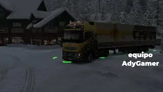 Ets2 Viajamos con mucha nieve