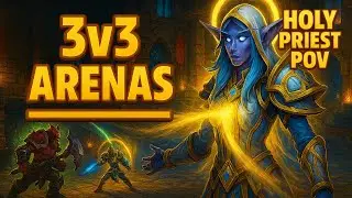 Night Elf Holy Priest POV – Cupid Cleave Chaos in 3v3 Arenas!