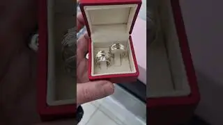 💎 Konfor Model Sarı Lazer &Ccedil;ift Alyans & Prenses Kesim Tektaş Kombini #alyans #g&uuml;m&uuml;ş #wedding