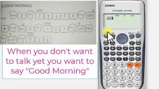 Use Scientific calculator to type 