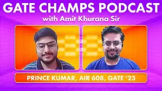 Podcast with Prince (AIR 608, GATE 2023, NON CS background) | Crack GATE with JOB