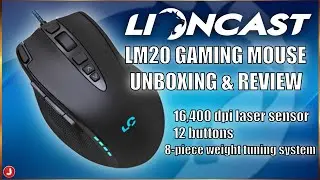 Lioncast LM20 Gaming Mouse Unboxing and Review