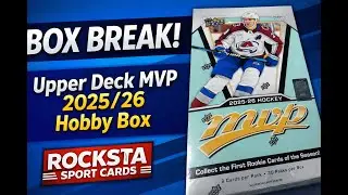 Открыли целый бокс Upper Deck MVP 25/26 Hobby Box №2. Шедевры внутри