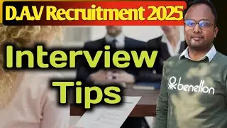 D.A.V Recruitment 2025🔥Interview Tips👍Demo #davrecruitment