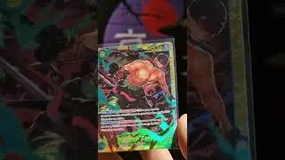 SECRET RARE ZORO⁉️     #OnePiece #fypシ゚viral #OP06 #OPTCG #CardPulls #Bandai #Zoro