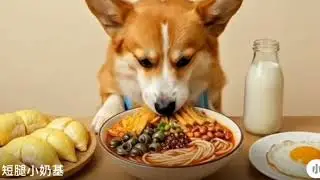 Cute Dogs Eating Asian Food 🍜🐶 | Satisfying Dog Mukbang ASMR