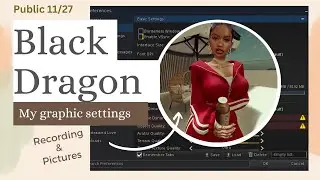 My Black Dragon Settings | Second Life Black Dragon Tutorial (Public 11/27/23)