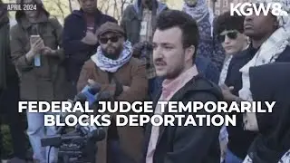 Federal judge blocks deportation of student Palestinian activist