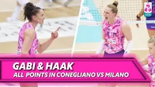 GABI & HAAK, All points in Conegliano - Milano | Best Performance | LVF 2025/26