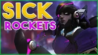 SICK ROCKETS - New Golden Weapon - Pharah Overwatch Gameplay #71